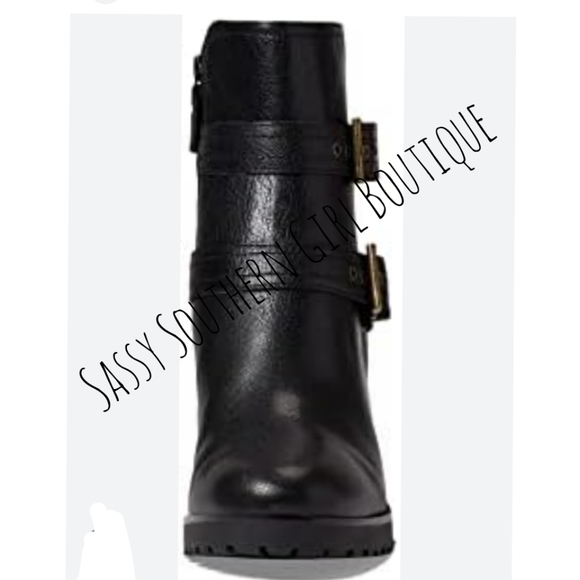 🆕⭐ COLE HAAN black leather buckle ankle boots - Picture 4 of 14